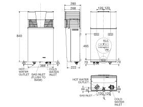 Rheem Pronto 12L Natural Gas Continuous Hot Water System - WESTERN SHAMROCK  PLUMBING PTY LTD