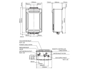 Thermann 6* 16L C/Flow 50deg LPG - WESTERN SHAMROCK PLUMBING PTY LTD