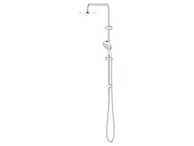 GROHE Rainshower SmartActive Twin Rail Shower Round with Top Rail Water Inlet Chrome (3 Star)