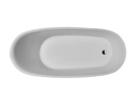 Kado Neue Freestanding Bath 1730 x 780 x 730mm Matte White/ Matte Black