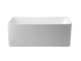 Posh Domaine Back to Wall Freestanding Bath 1500 x 720mm White
