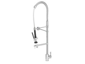 Wolfen Pre Rinse Sink Mixer Tap with Pot Filler Chrome (6 Star)